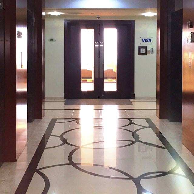 The entrance to the Dubai Innovation Center.